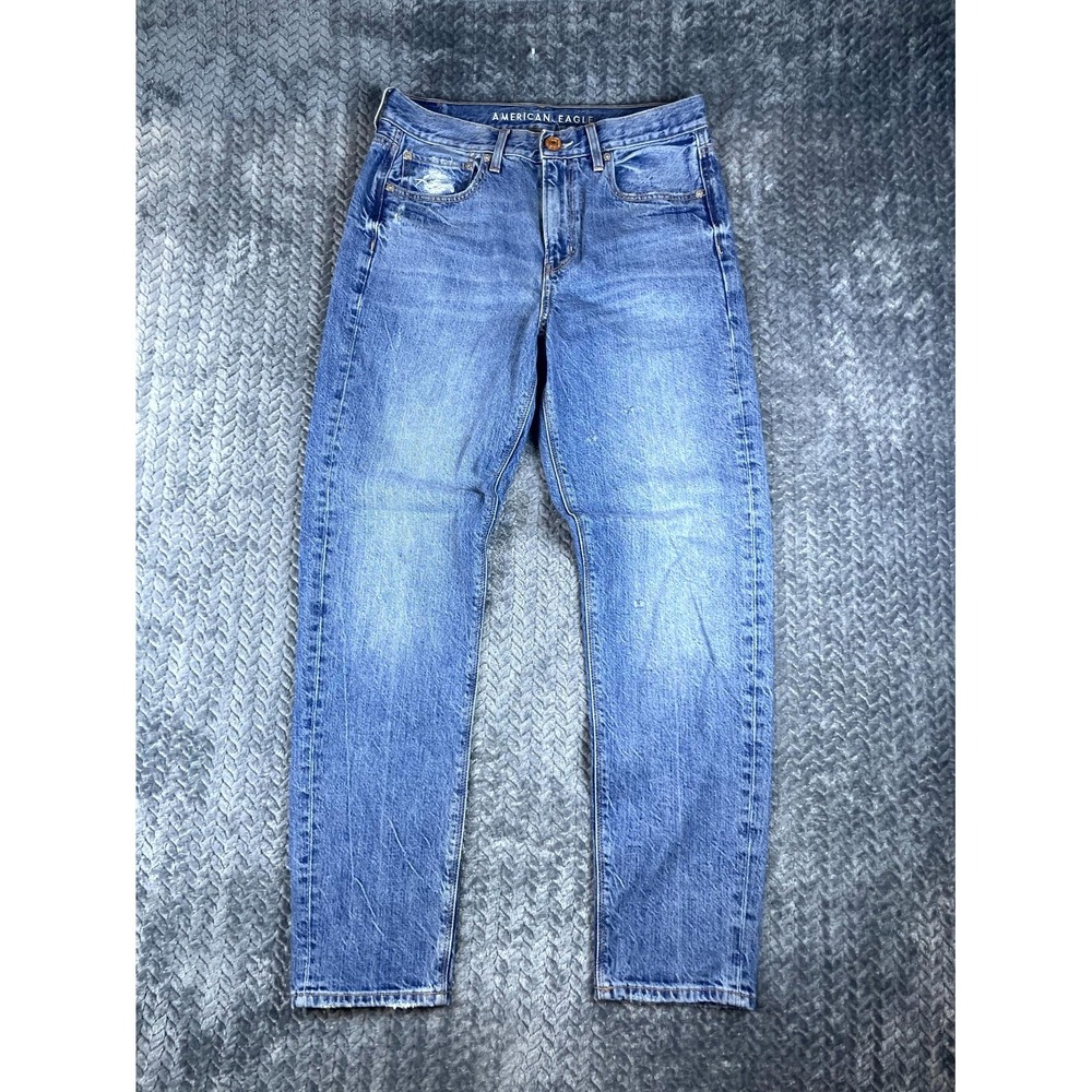 American Eagle Outfitters Jeans Womens 2 Blue Denim Skinny Leg Zip Fly 5 Pockets